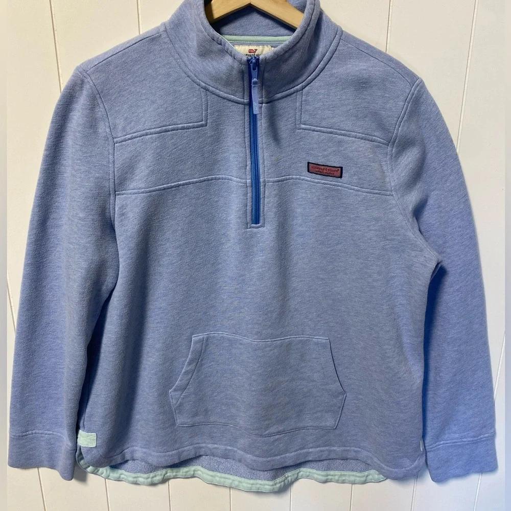 Vineyards Vines Martha’s Vineyard blue 1/4 zip pullover size XL - Picture 2 of 8